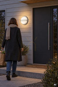 Aplică de exterior NORLYS Bremen 638GA zincată termic, LED 10 W 3000 K, senzor de mișcare, IP54 small 2