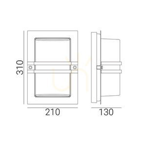Lampă de perete pentru exterior Basel 660B E27 Negru 9005 Norlys small 3