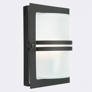 Lampă de perete pentru exterior Basel MD661B E27 Negru 9005 Norlys small 0