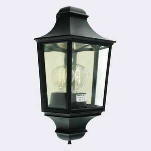 Lampă de perete pentru exterior GLASGOW 730B E27 Negru 9005 Norlys small 0