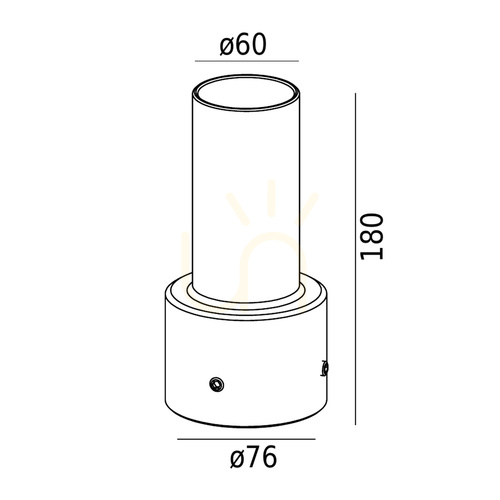 Verifica Reductor NORLYS 7665GR Ø60/Ø76 mm pentru corpuri de iluminat Nice și stâlpul Lamppost 3005, grafit