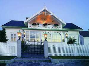 Lanternă de grădină din cupru CHELSEA 941CO E27 165 cm - NORLYS small 1