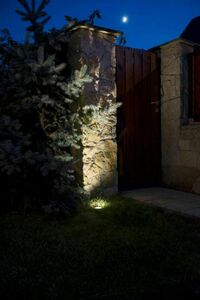 Lampa walkover exterior SU-MA LEDA LED 1W argintie rotunda ST 5024 B small 2