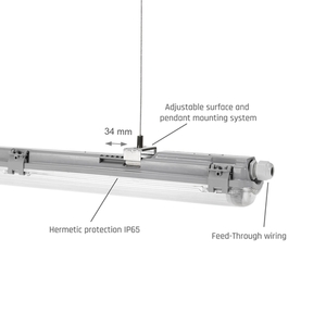 Limea Led Tube Slim Hermetic G13 1x60 250 V Ip65 710x65x63 Mm Gri 11 Limea Led Tube Slim Hermetic G13 1x60 250 V Ip65 710x65x63 Mm Gri small 11