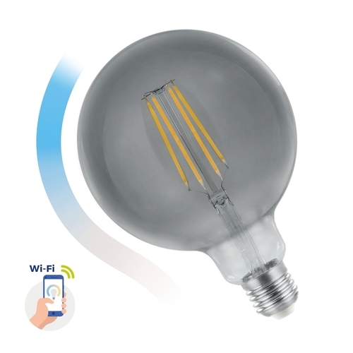 Verifica Led Glob G125 4.9 W E27 Cog 230 V Cct (4000 K 6500 K)+Dim Modernshine Wi Fi/Bt Spectrum Smart