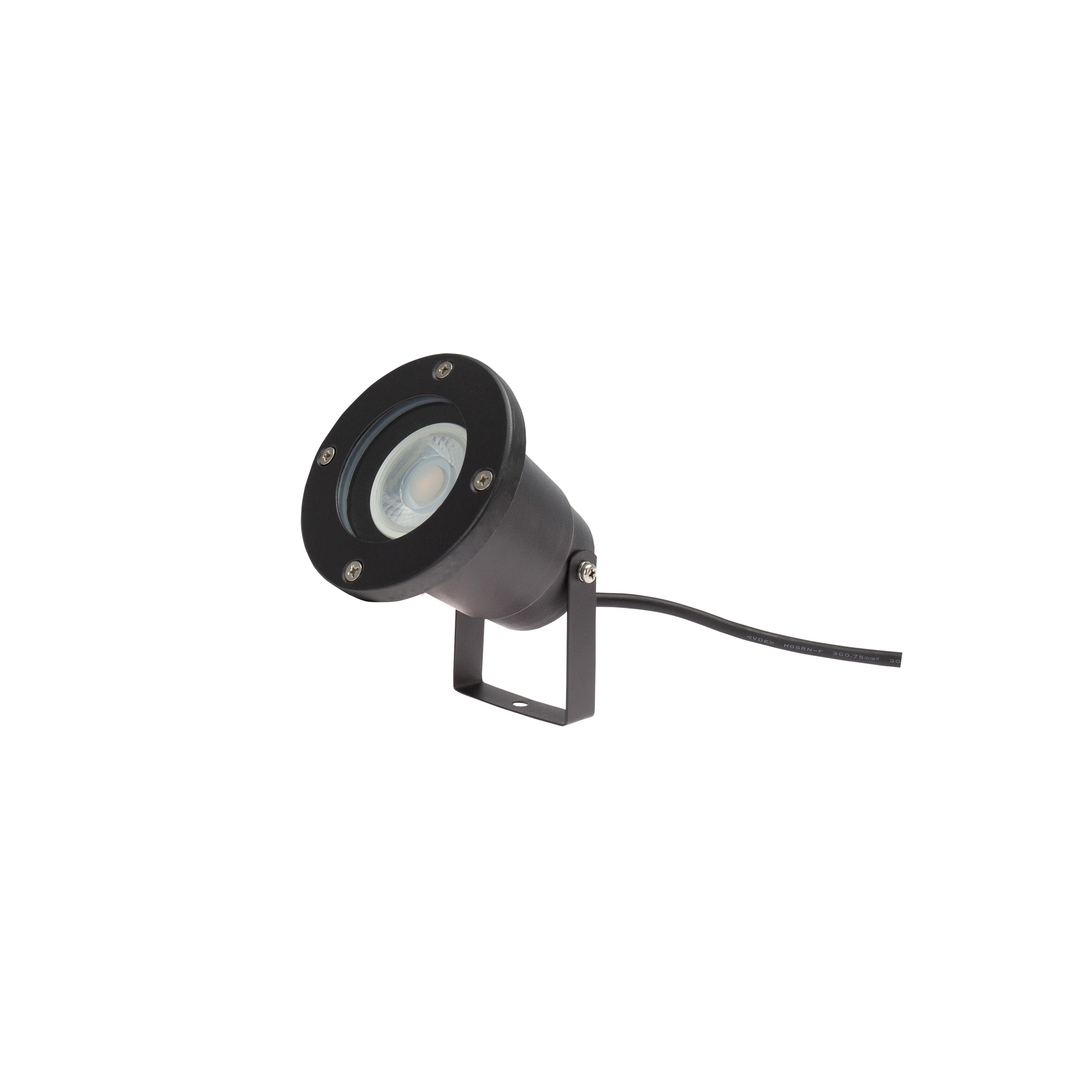 Vedere Flori Gu10 Alu 250 V Ip65 98x145mm Negru, cu acționare, mobilă Flori Gu10 Alu 250 V Ip65 98x145mm Negru, cu acționare, mobilă