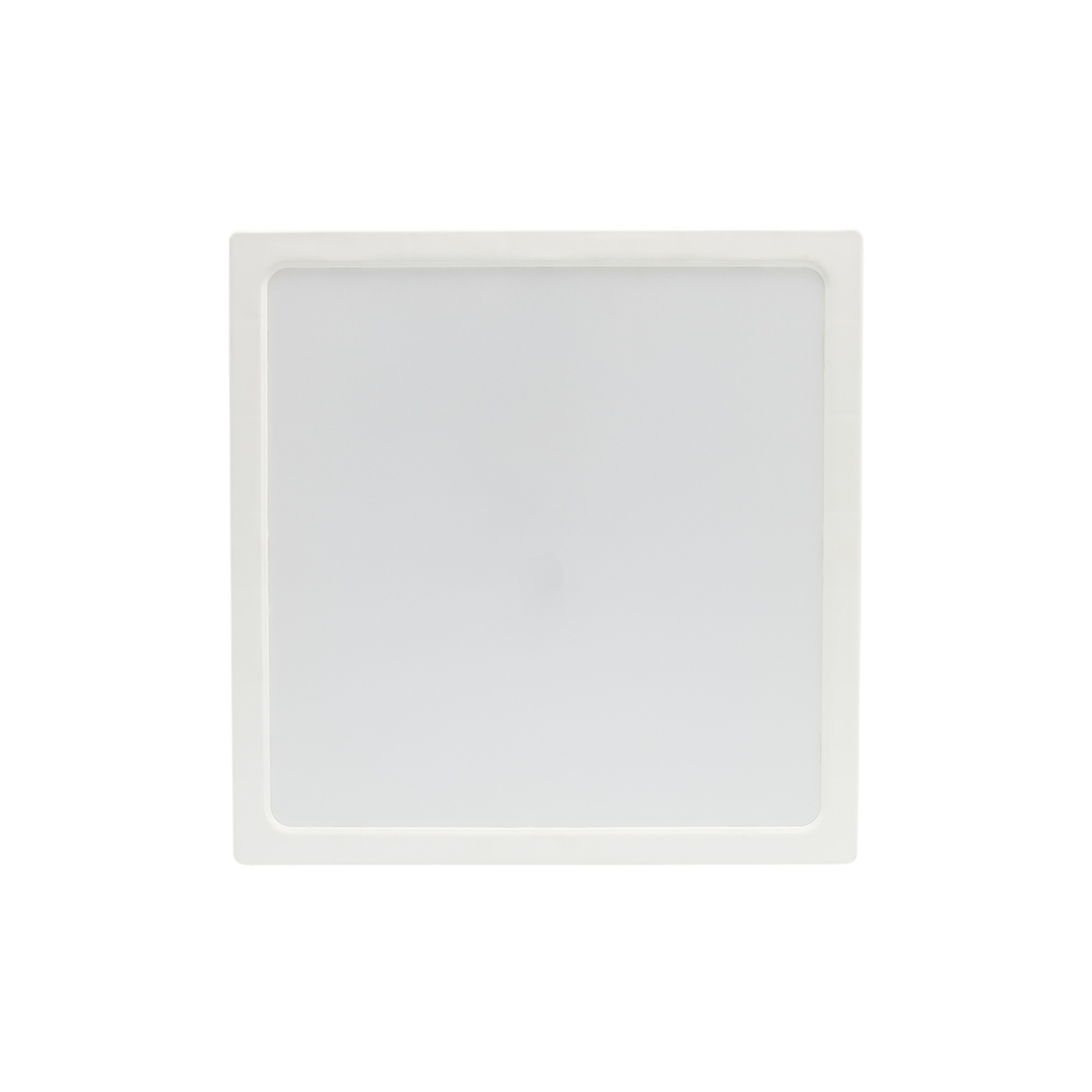 previzualizare Algine Downlight montat pe suprafață 24 W Nw 230 V 120st Ip20 Ik06 288x288x38mm Alb Pătrat Algine Downlight montat pe suprafață 24 W Nw 230 V 120st Ip20 Ik06 288x288x38mm Alb Pătrat