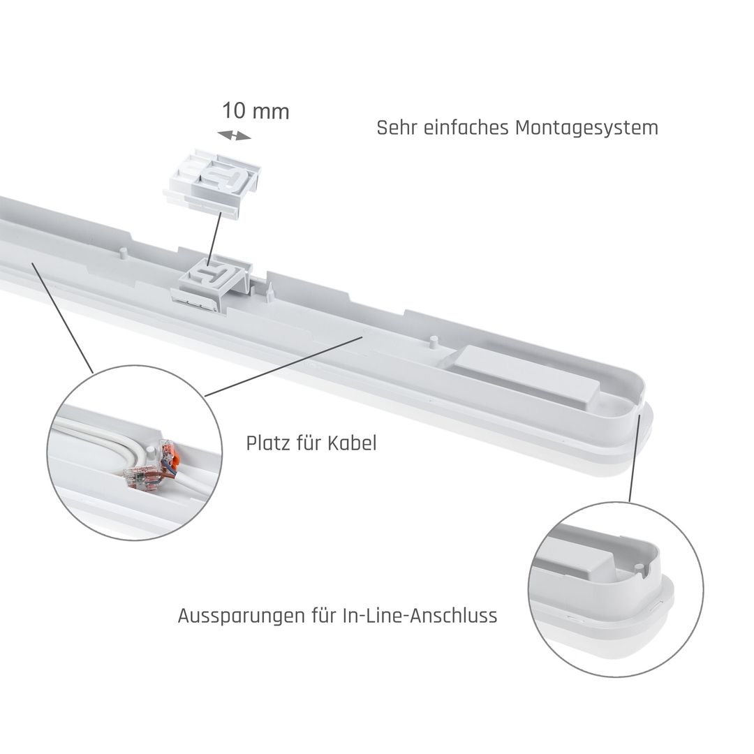 Vedere Limea Go Hermetic 1200mm 50 W Nw 230 V 120st Ip65 Ik07 1200 X60 X52mm Alb Limea Go Hermetic 1200mm 50 W Nw 230 V 120st Ip65 Ik07 1200 X60 X52mm Alb