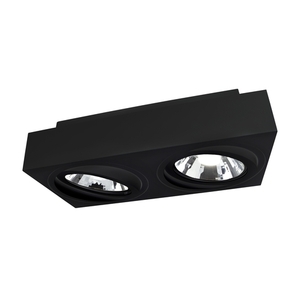 Mirora Ar111 X2 Montat pe suprafață Gu10 250 V Ip20 293 X145 X 85mm Negru Rectangular Movable negru 1 Mirora Ar111 X2 Montat pe suprafață Gu10 250 V Ip20 293 X145 X 85mm Negru Rectangular Movable negru small 1