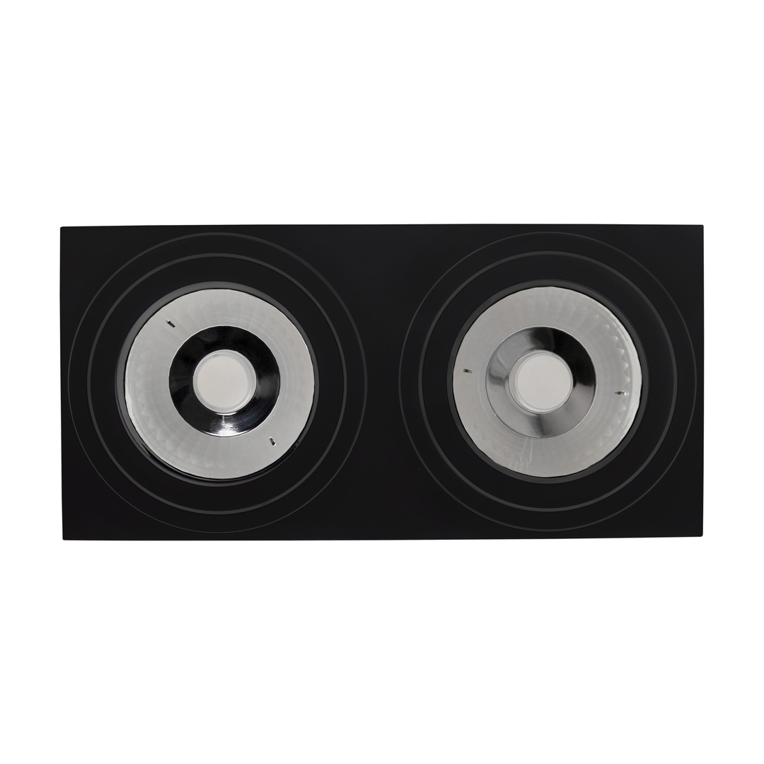 Afişa Mirora Ar111 X2 Montat pe suprafață Gu10 250 V Ip20 293 X145 X 85mm Negru Rectangular Movable negru Mirora Ar111 X2 Montat pe suprafață Gu10 250 V Ip20 293 X145 X 85mm Negru Rectangular Movable negru