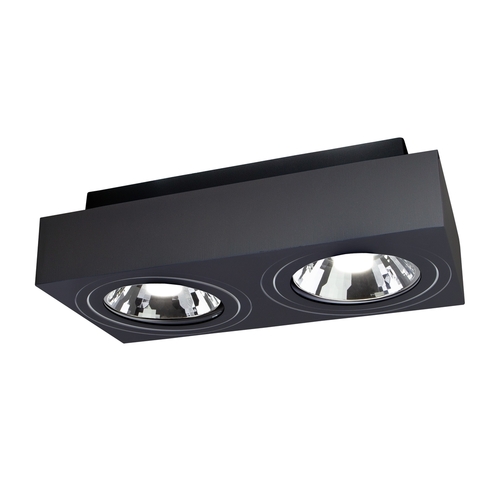 Verifica Mirora Ar111 X2 Montat pe suprafață Gu10 250 V Ip20 293 X145 X 85mm Negru Rectangular Movable negru