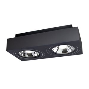 Mirora Ar111 X2 Montat pe suprafață Gu10 250 V Ip20 293 X145 X 85mm Negru Rectangular Movable negru 0 Mirora Ar111 X2 Montat pe suprafață Gu10 250 V Ip20 293 X145 X 85mm Negru Rectangular Movable negru small 0