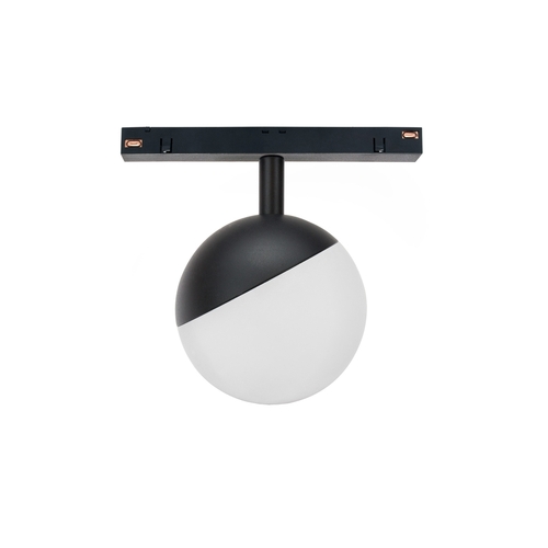 Verifica System Shift Glob Sferă globulară de iluminat pe șină 100x148mm 5W 165st Negru Garanție 5 ani.