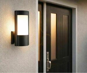 Aplica de perete exterior SU-MA ELIS negru aluminiu E27 60W TY 0651 BL small 1