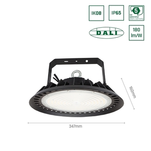 Plateo 3 High Bay 200 W Nw 230 V 90st Ip65 Ik08 347x160mm Negru Garanție 5 ani. Dali small 4