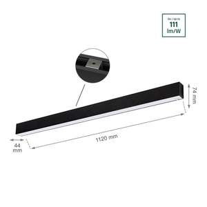 Allday Go 840 36 W 230 V 112cm 115st Black Sensor 36 W 230 V 112cm 115st Black Sensor 2 ani garanție small 5