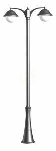 Lampă stâlp exterior SU-MA Prince Max 2 brațe negru 310 cm OGMW 2 O-BD small 0