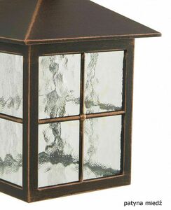 Lampă de grădină SU-MA Wenecja negru patinat aluminiu/sticlă K 4011/1/KW small 4
