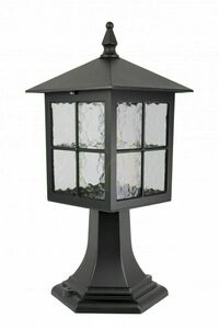 Lampă de grădină SU-MA Wenecja negru patinat aluminiu/sticlă K 4011/1/KW small 0