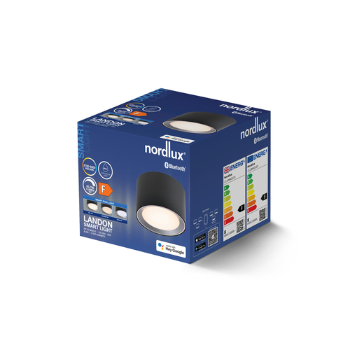 Verifica LandonSmar Nordlux Nordlux LED Metal negru plafoniere negru