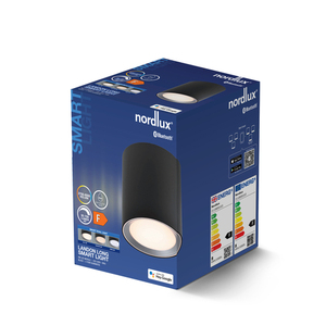 Plafonieră Nordlux Landon Smart Long neagră LED 8 W 2110850103 small 1