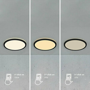 Plafond OJA Nordlux LED Plastic negru small 2