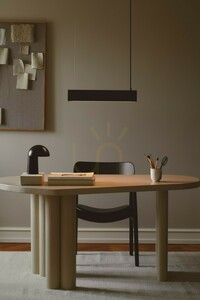 Lampă suspendată DFTP Beau 50 neagră, 50 cm, S14S 8 W small 5