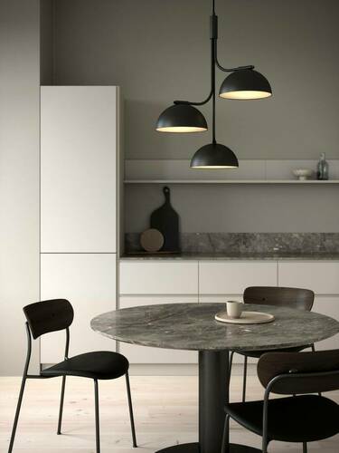 Verifica Lampă suspendată Nordlux DFTP Tullio, neagră, 3×E14, 60 cm