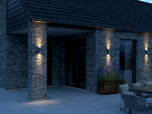 NICO Nordlux GU10 2x35W aluminiu antracit NICO Nordlux GU10 2x35W aluminiu antracit lampă de perete small 0