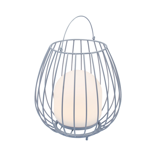 Verifica Jim Nordlux LED cu LED-uri din metal gri Lampă cu baterie