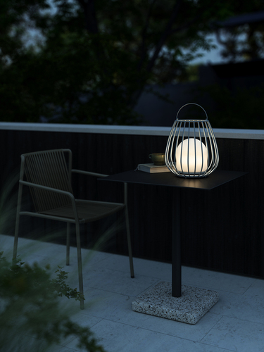 Verifica Jim Nordlux LED cu LED-uri din metal gri Lampă cu baterie