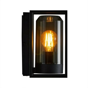 Aplică de exterior Nordlux Griffin 2218131047 E27 – neagră, abajur fumuriu small 4