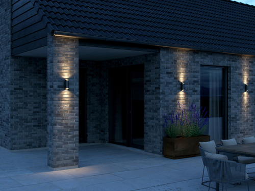 Verifica NICO Nordlux GU10 2x35W Aluminiu negru NICO Nordlux GU10 2x35W Aluminiu negru lampă de perete