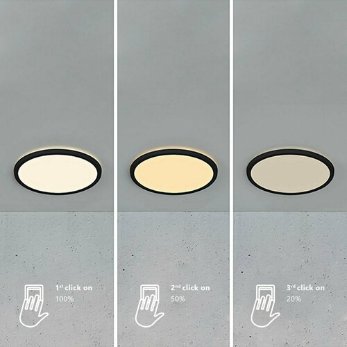 Verifica OJA Nordlux LED plafoniere cu LED-uri Plastic negru