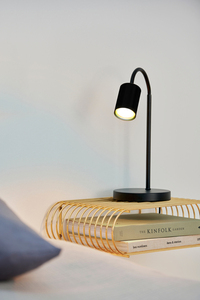 Lampă de masă EXPLORE GU10 7W neagră cap rotativ 360° braț flexibil 37 cm 2213505003 Nordlux small 0