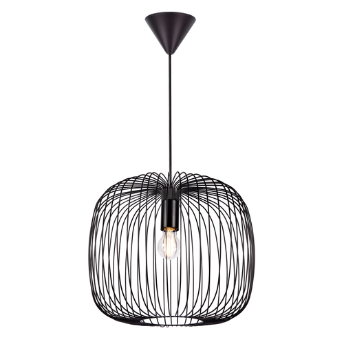 Verifica BERONI Nordlux Nordlux E27 60W Lampă suspendată din metal negru