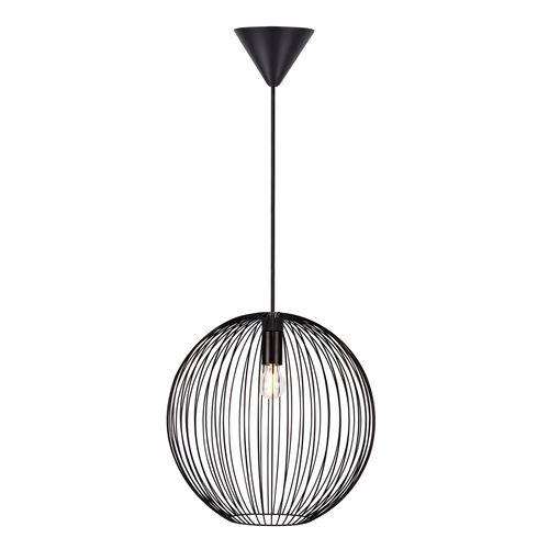 Verifica BERONI Nordlux Nordlux E27 60W Lampă suspendată din metal negru
