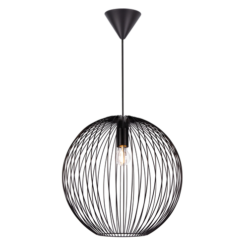 Verifica BERONI Nordlux Nordlux E27 60W Lampă suspendată din metal negru