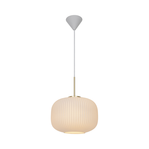 Verifica Lampă suspendată MILFORD Nordlux E27 40W sticlă albă