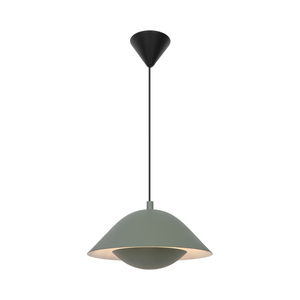FREYA Nordlux Nordlux E27 40W Lampă suspendată din metal, verde prăfuit small 1