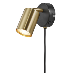Aplică Nordlux Explore 2113251035 – finisaj alamă mată și bază neagră, GU10 LED max. 7 W small 2