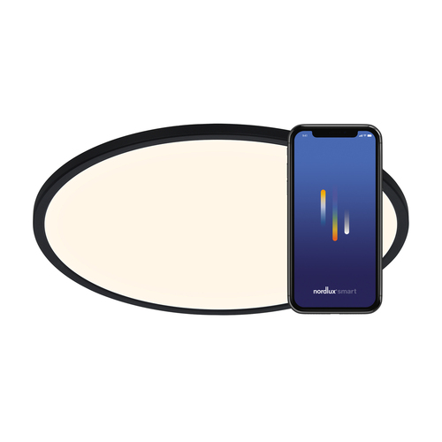 Verifica Plafond 60cm OJA Smart CCT LED - negru - NORDLUX