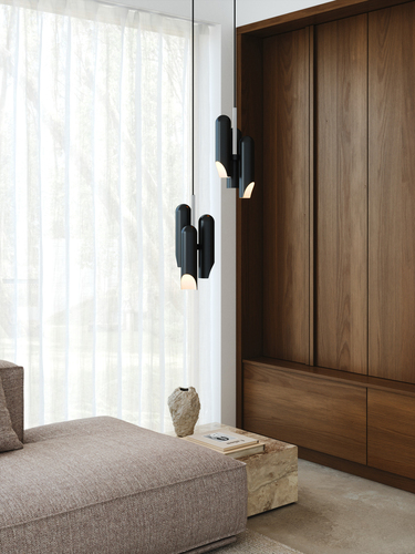 Verifica ROCHELLE DFTP GU10 GU10 8W Lampă suspendată din metal negru