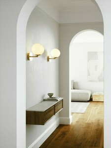 SHAPES DFTP E14 E14 25W Lampă de perete din sticlă de alamă small 1