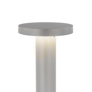 Stâlpișor de iluminat Norlys Borg Bollard 6183AL LED 16,3 W 4000 K DALI2, 85 cm, gri deschis RAL 9006 small 2