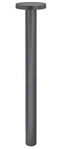 Stâlpișor de iluminat NORLYS Borg 6192GR grafit RAL 7016, LED 17,6W 3000K, DALI2, 105 cm small 0