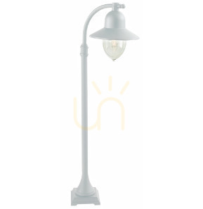 Stâlp de iluminat pentru grădină Como 375WH, alb RAL 9003, E27, 110 cm, IP54 – Norlys small 0