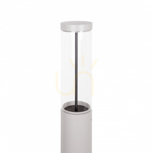 Stâlpișor de iluminat NORLYS Egersund Park 6093AL gri deschis RAL 9006 LED 85 cm small 1