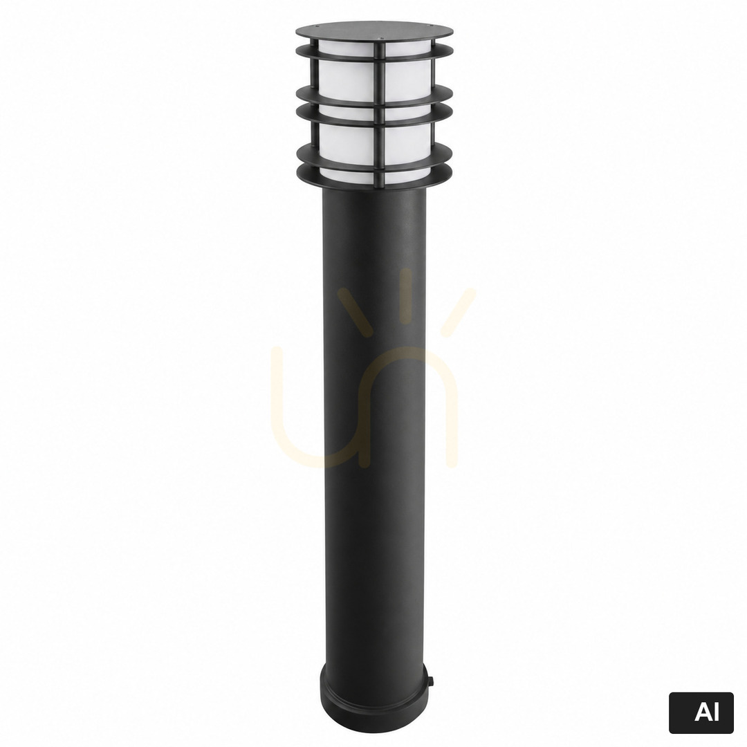 Stâlpișor de iluminat STOCKHOLM 5023BL negru 85cm 8,5W 4000K - NORLYS