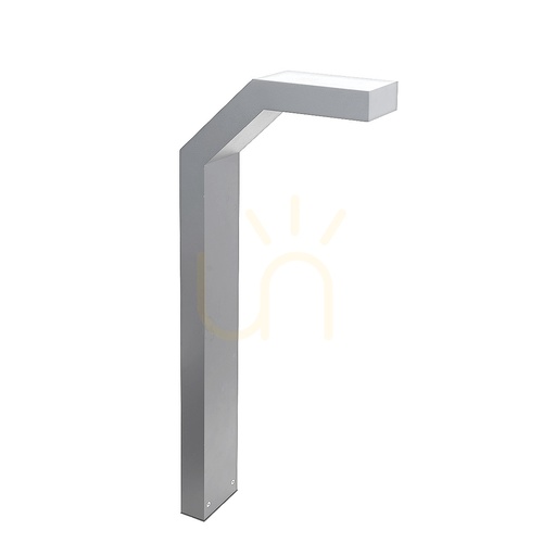 Verifica Stâlpișor de iluminat TRYSIL 1105AL gri deschis RAL 9006 LED 7,4 W 4000 K 85 cm - NORLYS